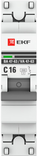 Автоматич.вык. EKF 1п 16А (ВА 47-29) в наличии фото 2