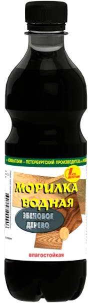 Купить морилка водная "эбеновое дерево" 0,5л по низкой цене с доставкой в интернет-магазине Метизный двор.