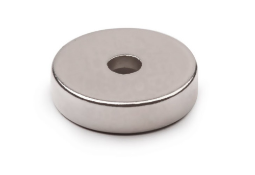 Неодимовый магнит диск 20х5мм с зенковкой 4,5/10 в наличии фото 4