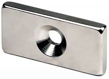 Неодимовый магнит призма 25х12х3мм с зенковкой каталог