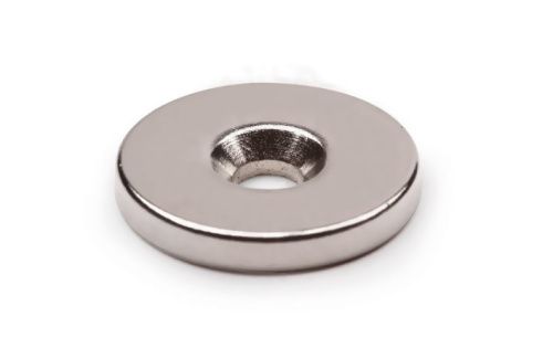 Неодимовый магнит диск 20х3мм с зенковкой 4,5/7.5 в наличии фото 5