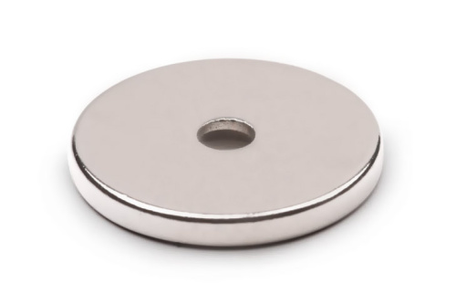 Неодимовый магнит диск 25х3мм с зенковкой 4,5/7,5 в наличии фото 3