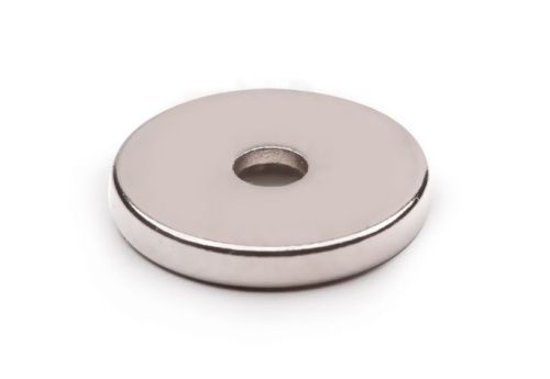 Неодимовый магнит диск 20х3мм с зенковкой 4,5/7.5 в наличии фото 4