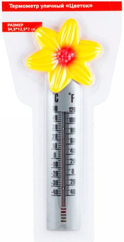 Термометр уличный для деревянных окон на саморезах ТС-39