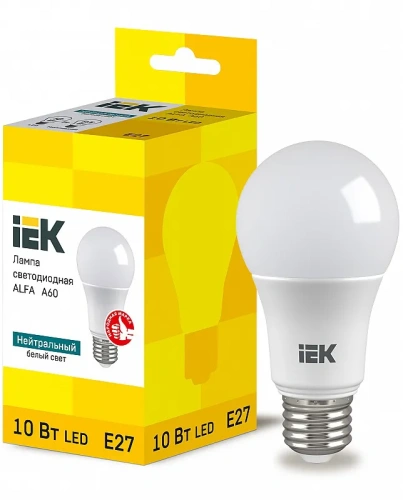 Фото акция! лампа светодиод. iek а60 е27 10w АКЦИЯ! Лампа светодиод. IEK А60 Е27 10w в наличии