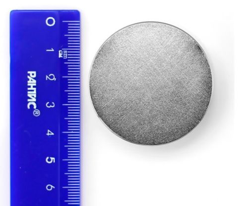 Неодимовый магнит  диск 45х25мм в наличии фото 6