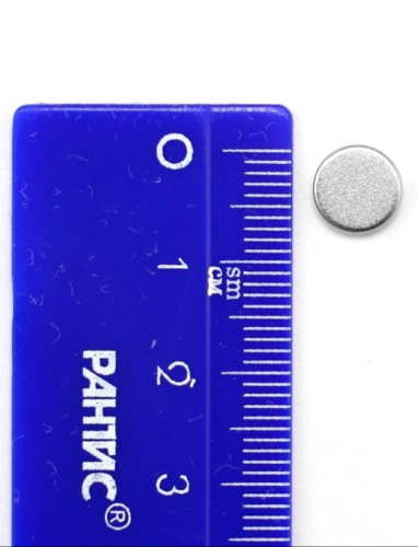 Неодимовый магнит  диск  8х3мм в наличии фото 2