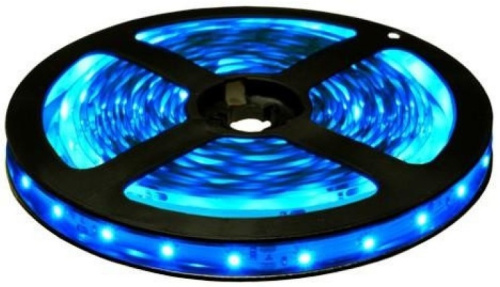 Светодиод лента GAUSS 4,8W 12V (синий) 5м в наличии